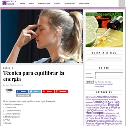 Técnica para equilibrar la energía