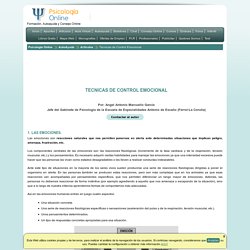 Técnicas de Control Emocional