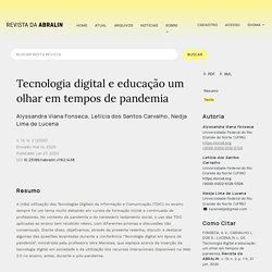 Tecnologia digital e educação