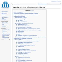 Tecnología E.S.O. bilingüe español-inglés - Wikiversidad