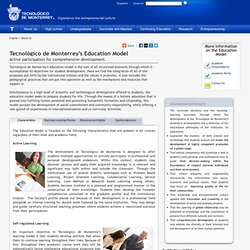 Modelo de Educación del Tecnológico de Monterrey