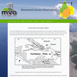 Tectonic History of the Eastern Caribbean – MVO