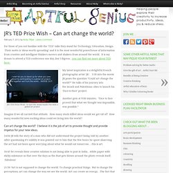 JR’s TED Prize Wish – Can art change the world?