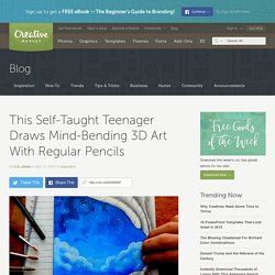 This Self-Taught Teenager Draws Mind-Bending 3D Art With Regular Pencils