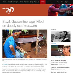 Brazil: Guarani teenager killed on deadly road