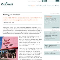 Teenagers exposed - Features