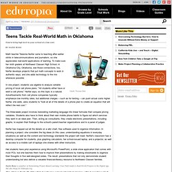 Teens Tackle Real-World Math in Oklahoma