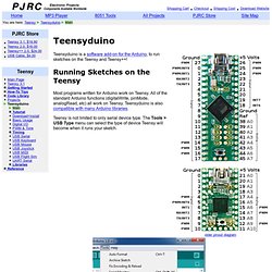 Teensyduino - Add-on for Arduino IDE to use Teensy USB development board - Nightly