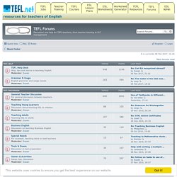 TEFL Forums - Index page