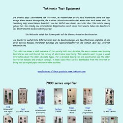 Tektronix Test Equipment