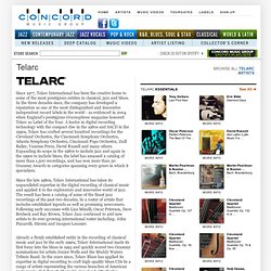 Telarc International: Home of Classical, Jazz, Blues, and Pop/Rock