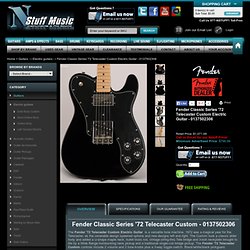 Fender Classic Series '72 Telecaster Custom Electric Guitar - 0137502306