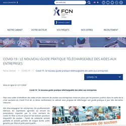 Covid-19 : le nouveau guide pratique téléchargeable des aides aux entreprises - Groupe FCN - Expertise Comptable et Commissariat aux Comptes