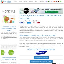 Téléchargement Android USB drivers pour SAMSUNG - Hexamob