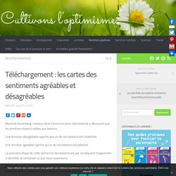 Téléchargement : les cartes des sentiments agréables et désagréables