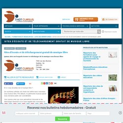 Sites d'écoute et de téléchargement gratuit de musique libre