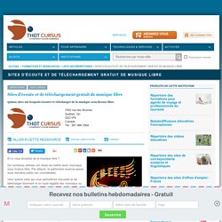 Sites d'écoute et de téléchargement gratuit de musique libre