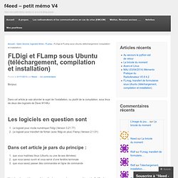 FLDigi et FLamp sous Ubuntu (téléchargement, compilation et installation)