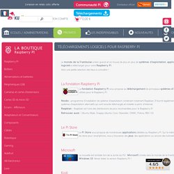 Téléchargements logiciels pour Raspberry PI - KUBII