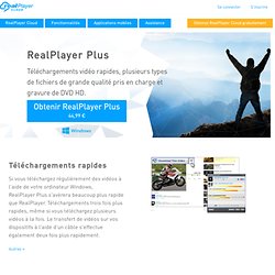 Passez au nouveau RealPlayer SP Plus