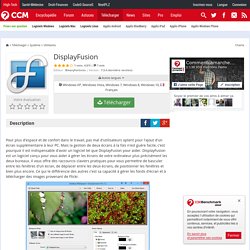 Télécharger DisplayFusion (gratuit)