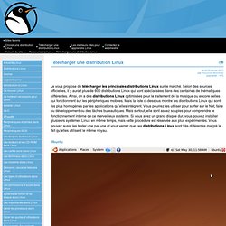 Télécharger une distribution Linux