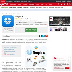 DropBox - Télécharger DropBox (gratuit)