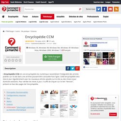 Télécharger Encyclopédie CCM (gratuit)