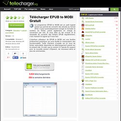 Télécharger EPUB to MOBI Gratuit