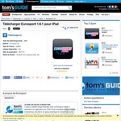 Télécharger Eurosport 1.6.1 (Gratuit) pour iPad