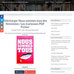 Télécharger Nous sommes tous des féministes / Les marieuses PDF eBook