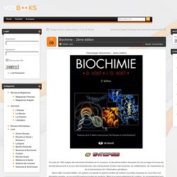 Télécharger Biochimie – 2ème édition Gratuitement