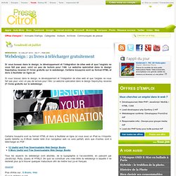 Webdesign : 21 livres à télécharger gratuitement - Framasoft Framafox