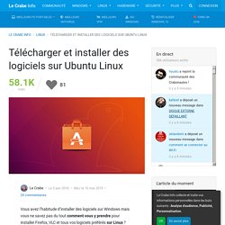 Télécharger et installer des logiciels sur Ubuntu Linux