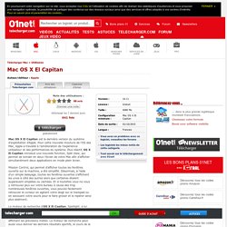 Télécharger Mac OS X El Capitan - 01net.com - Telecharger.com