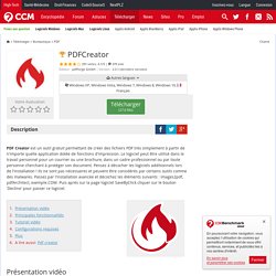 Télécharger PDFCreator (gratuit)