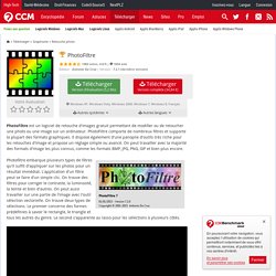 PhotoFiltre - Télécharger PhotoFiltre (gratuit)