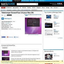 Télécharger ScreenFlow 3.0 (Gratuit) pour Mac OS