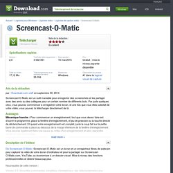 Screencast-O-Matic - Téléchargez gratuitement et les mises à jour de logiciels