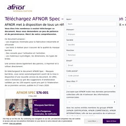 Téléchargez AFNOR Spec – Masques barrières version 1.0