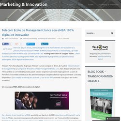 Telecom Ecole de Management lance son eMBA 100% digital et innovation