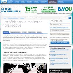 France Télécom Marine et les câbles sous-marins de télécommunication