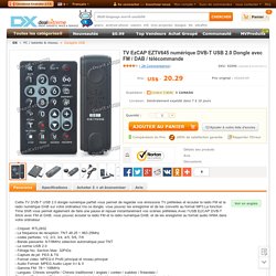 Ezcap EZTV645 DVB-T Digital TV USB 2.0 Dongle with FM/DAB/Remote Controller