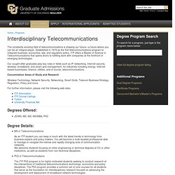 Interdisciplinary Telecommunications