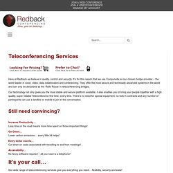 Redback Teleconferencing Providers