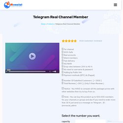 Buy real telegram channel members with low price
