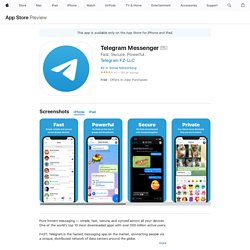 ‎Telegram Messenger on the App Store