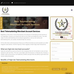 Best Telemarketing Merchant Account Services - 5 Star