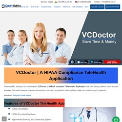 VCDoctor Telehealth & Telemedicine Application