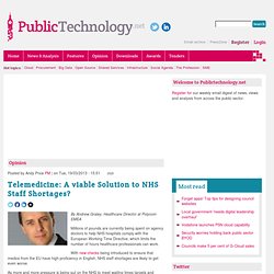 Telemedicine: A viable Solution to NHS Staff Shortages?